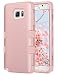 Note 5 Case, Galaxy Note 5 Case, ULAK Hybrid Anti Slip Dust Scratch Shock Resistance Protective Case Hard Cover With Soft Silicone + Hard PC (Rose Gold)