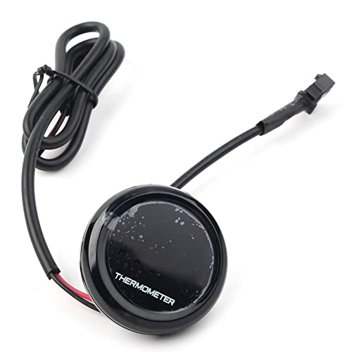 Cninba13 1 pcs Universal LCD Digital Thermometer Temperature Gauge for Motorcycle Universal