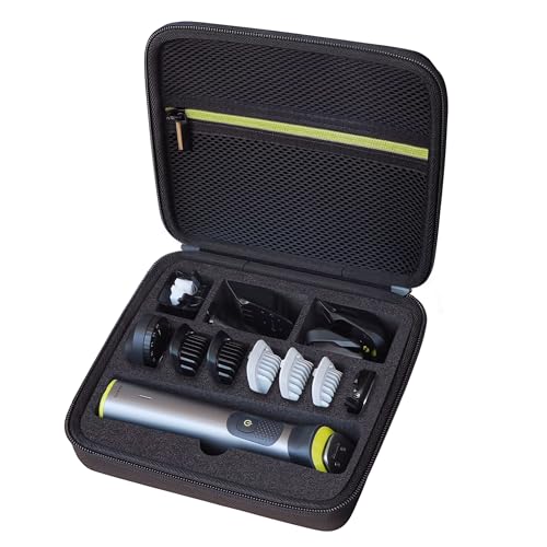 Woollo Funda compatible con Philips Recortadora de Barba Serie 7000, Máquina Cortar Pelo,Cortapelos Hombre,MG7930/15 MG7950/15 de Pelo Corporal,Portátil Impermeable para Seri(Funda Solo)