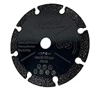  Allesschneideblatt Diamanttrennscheibe passend für BOSCH GWS 10,8 12 12V 76 V-EC Professional Akku Winkelschleifer Kunststoff Aluminium Holz Stein Marmor Fliesen Ne Metalle Trennscheibe Sägeblatt