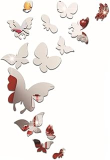 SEWOART Adesivos de parede removíveis de decoração de cristal adesivos removíveis decalques de parede de borboleta removíveis adesivo de parede de espelho de acrílico adesivo de parede DIY adesivo de parede decalque de arte de parede adesivos de decoração de parede 3