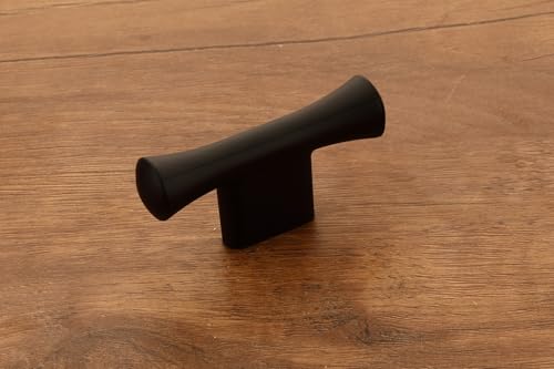 Image of HARMONUS Knobs for Drawer & Cabinets Set Knob,Brass Black Wardrobe Kitchen Door Pull Handle Knobs Square Shape Drawer Knob - (KNOBS-193- Pack of 2)