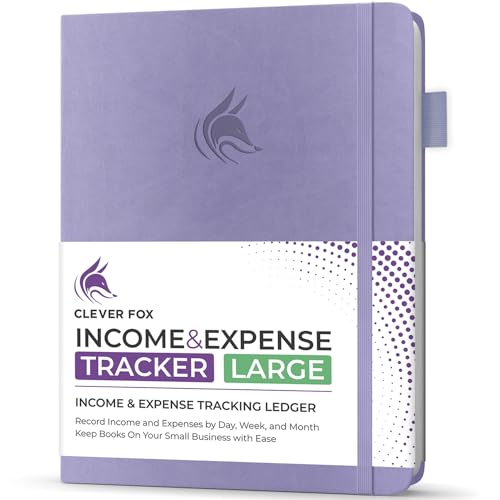 Carnet de comptabilité Clever Fox au bureau pour organiser la gestion de votre boutique