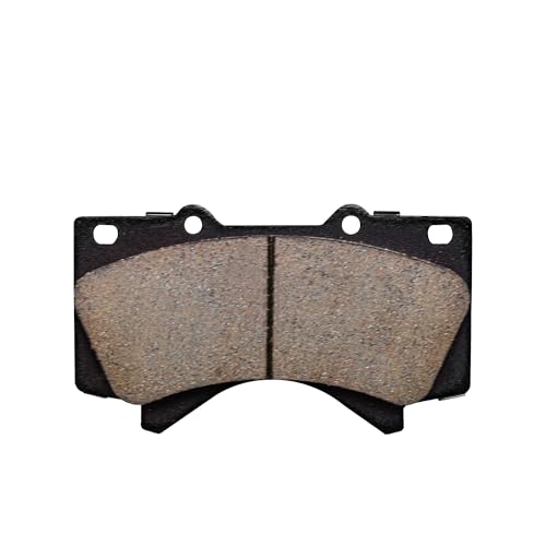 Image of Detroit Axle - Front Brake Pads for Lexus LX570 Toyota Land Cruiser Sequoia Tundra, Ceramic Brake Pads w /Hardware Replacement