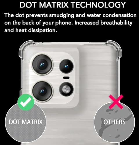 Image of REALCASE Silicone Moto Edge 50 5G Back Cover Case, Scratch Resistant Protective Crystal Clear Transparent Shock Proof Bumper Back Cover Case for Moto Edge 50 5G