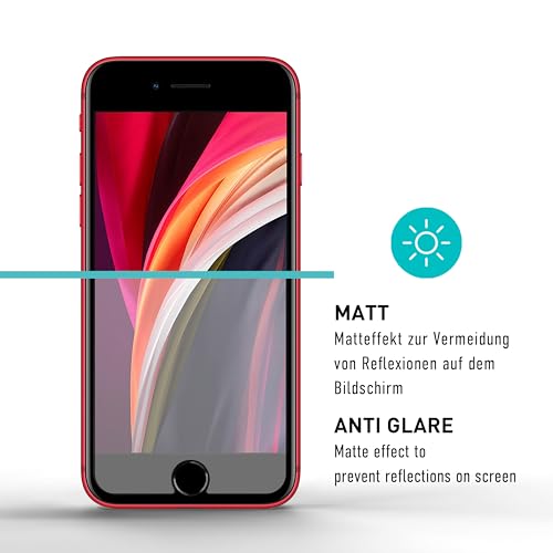 Smartect Panzerglas für iPhone SE (2 Stück, Matt)