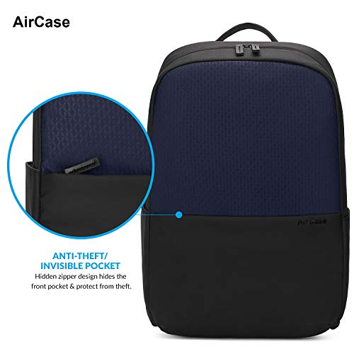 Image of AirCase Laptop Bag Backpack Case Pouch for 13-Inches, 14-Inches, 15.6-Inches for Men & Women (Blue)
