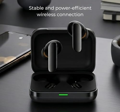 Image of Original for Realme Buds Air 7 - True Wireless Bluetooth 5.4 Earbuds with Deep Bass, 360 Spatial Audio, ENC Mic & Fast Type-C Charging