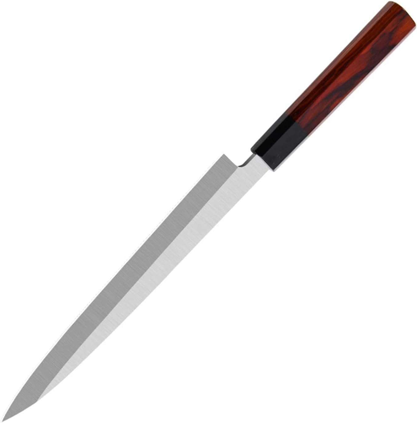 9/10/11/12 Inch Yanagiba Sashimi Knife Damascus Steel Slicing Ham Filleting Fish Japanese Kitchen Knives Wood&Horns Handle(11 inch Samaru Knife)