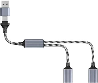 Woedpez USB/Type C to OTG Multiple Port HUB Cable Splitter for Tablet Mouse Keyboard Adapter Converter USB Cable Adapter