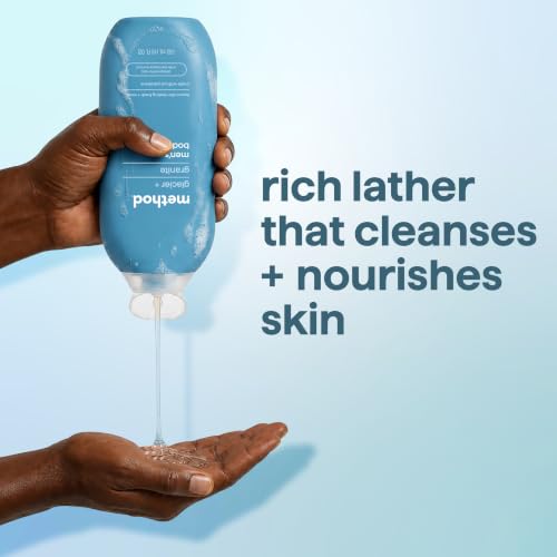 Image of method Men's Body Wash, Glacier + Granite, 18 fl oz, 6 Pack