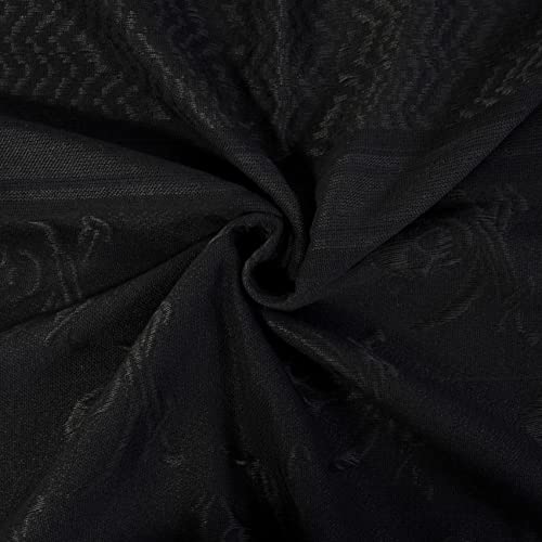 Image of Explore Land Cotton Shemagh Keffiyeh Tactical Desert Scarf Neck Head Wrap with Tassel for Men Women