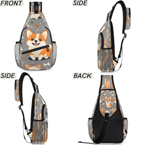 Bolso tipo sling unisex para senderismo y viajes miniatura 6