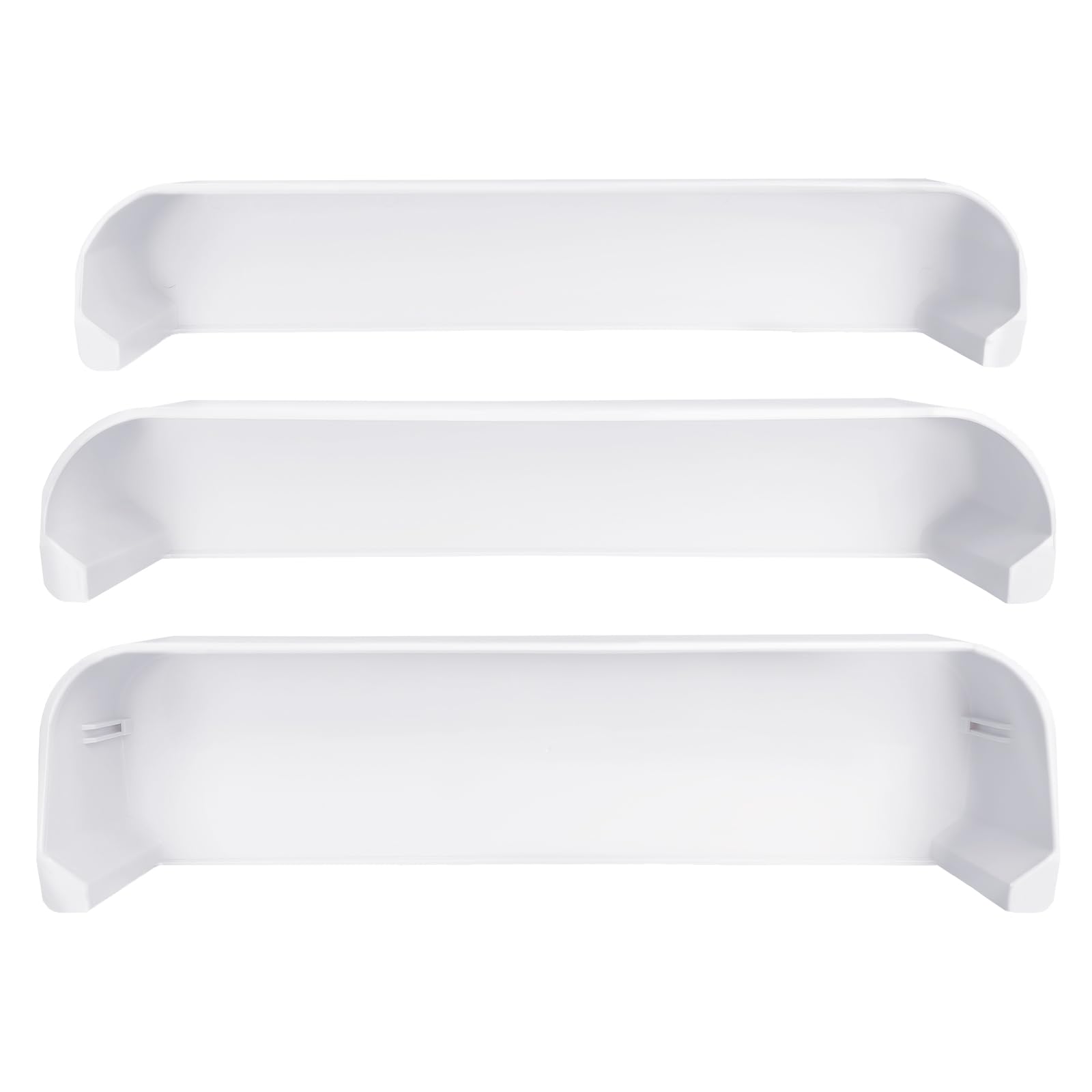 Photo 1 of Genukraft RV Fridge Door Shelf Replacement Kit - White