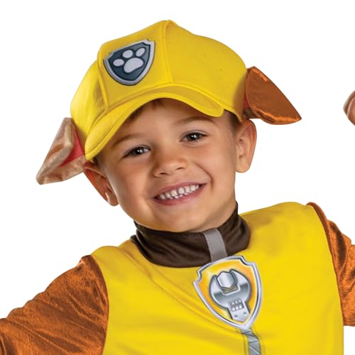 Disfraz completo Paw Patrol Rubble para bebé miniatura 3