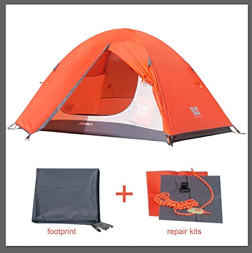 MIS MOUNTAIN INN SPORTS 1 Person Plus 2 Person Camping Tent,Portable Backpacking Tent