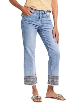 embroidery on denim jeans