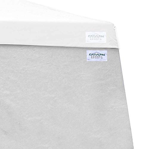 Caravan Canopy 11207812014 Set for 81 sq.ft. V-Series Slant Leg 12x12 Canopy Sidewall, White