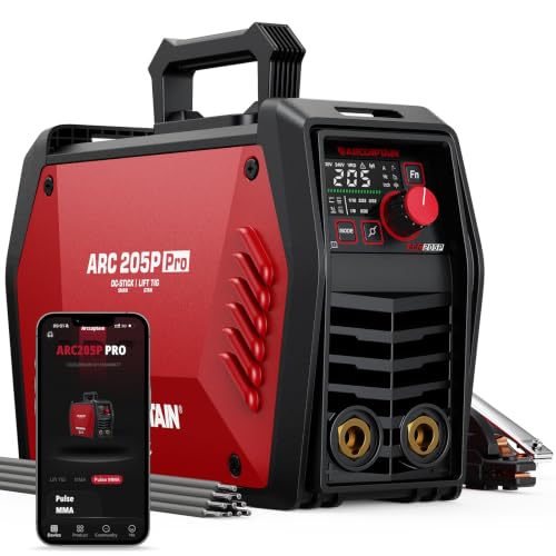 Image of ARCCAPTAIN 205A Pulse Stick Welder, ARC /Lift TIG Welding Machine 10PCS Rods