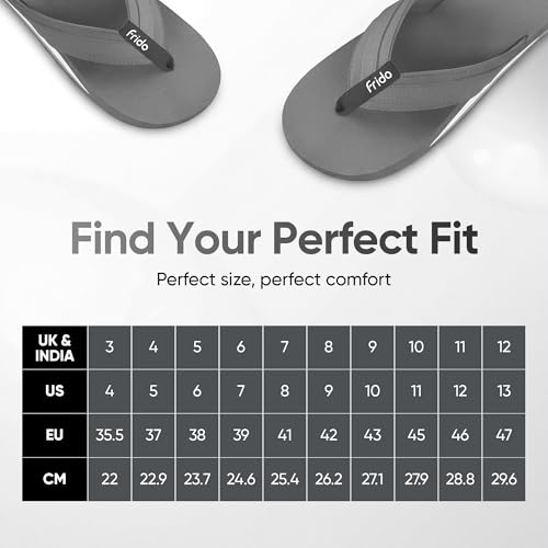 Image of Frido Cloud Comfort Slippers for Women & Men | Available in 2 Options- Arch Support & Without Arch |Orthopedic Soft Home Chappal Unisex Slipper, House Slipper with Anti-Skid Sole for Home Use & Casual