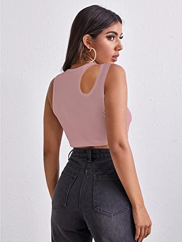 Image of Shasmi Women's Striped Slim Fit Crop, Ribbed, Stylish Tank Top, Soft and Comfy Fabric has Some Stretch