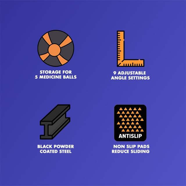 Miniatura 8 de Healthy You Rebote de terapia física con bastidor, incluye bolas y pesos