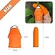 YUZNA 2 Set Silikon Daumenmesser, Fingermesser Ernte Werkzeug, Messer Separator mit Silikon-Fingerschützer, Gartenarbeit Gadget, Obst Pflanzen Pflücker für Obst Gemüse Trimmen Pflanzen