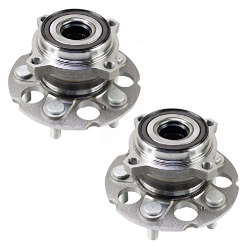 Image of TRQ Rear Left and Right Wheel Bearing and Hub Assembly Set 2 Piece Compatible with 2015-2020 Acura TLX SH-AWD