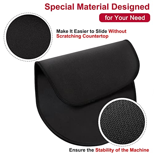 Bruvoalon Mixer Mover for KitchenAid Stand, Slider Mat Kitchen Appliance Mats Compatible with KitchenAid 4.5-5 Qt Tilt-Head, Artisan, Classic for Accessories (Fit for Tilt Head 4.5-5 Quart, Black) - Thumbnail 2