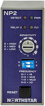 NP2 24 Volt Vehicle Loop Detector with Harness White in Color with Blue Face by MMTC