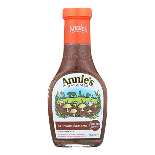 Annies Homegrown Shiitake & Sesame Vinaigrette, 8 Ounce (Pack of 6)