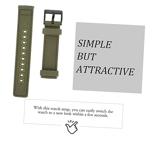 Band Quick Release Watch Strap 20mm Canvas Wristband Replacement Band for Stylish for Daily Casual Wear3