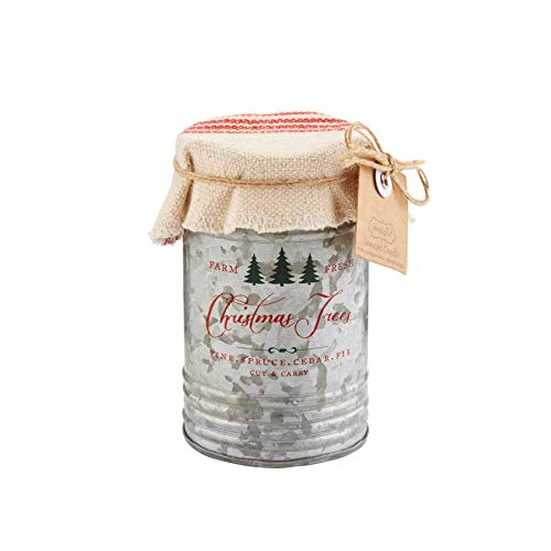 Christmas Tree Tin Candle