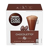 NESCAFÉ DOLCE GUSTO Chocoletto Coffee Capsules Box of 8 Servings