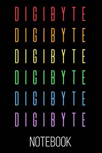 Digibyte DGB Blank Notebook: 120 Lined Pages 6x9 Notebook: Digibyte DGB Cryptocurrency Paperback Blank Gift Book | Crypto Password Journal | Password Manager | Gift (Volume 7)