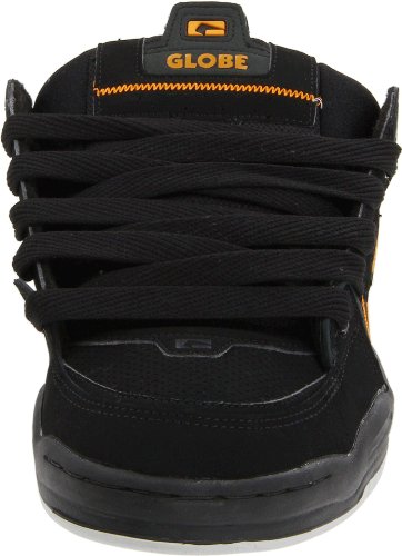 Image of Globe Mens Fusion Skate Shoes, Black /Grey /Tequila, 9.5 D(M) US