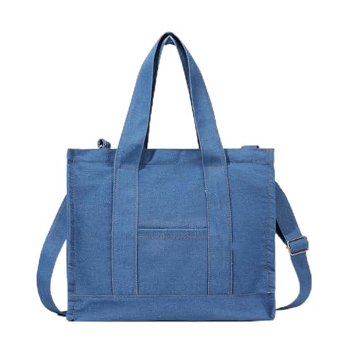 Bolso Tote de mezclilla para mujer miniatura 1