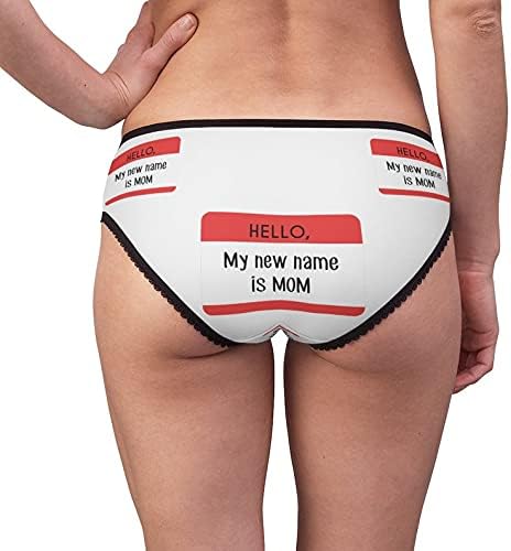 Name Is Mom Panties, Name Is Mom Underwear, Briefs, Cotton Briefs, Funny Underwear, Panties For Women