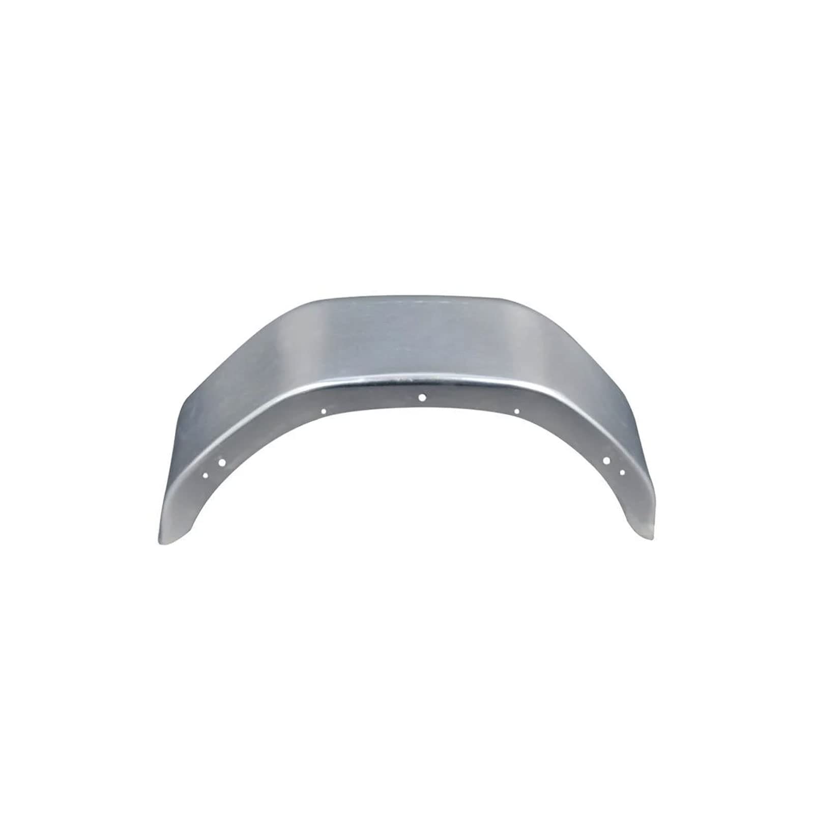 Parafango Metallico Semicircolare APT 13 Pollici Per Rimorchio E Roulotte - Lamiera Zincata Sendzimir 1mm, Dimensioni 68x34,5cm