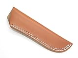 Brown Leather Fixed 5 Inch Blade Hunting Knife Sheath Case ESEE Buck Loveless Camping Hunting Fishing
