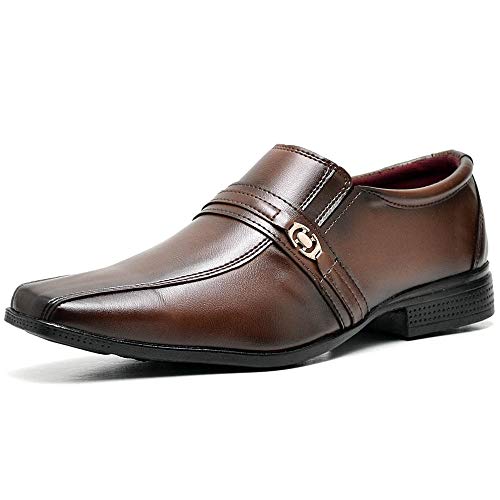 Kit Sapato Social Com Organizador e Carteira Masculino DUBUY 806DB Tamanho:36;cor:Marrom;gênero:Masc