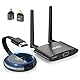 HDMI Wireless 4K 5G, Wireless HDMI Transmitter and Receiver, HDMI&VGA Dual-Screen Funkübertragung, Kabelloser Sender Empfänger von Laptop/TV Box/Handy/Kamera auf TV/Monitor/Beamer, 165ft