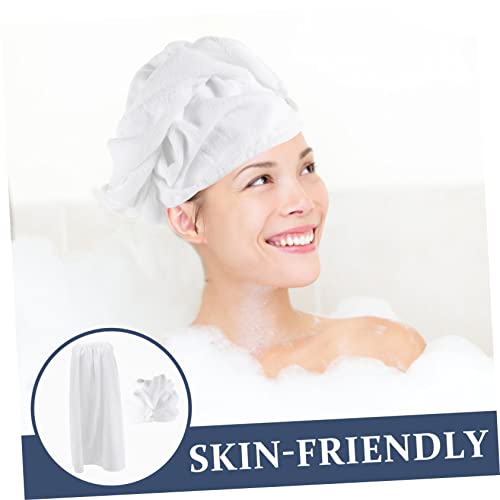 Serviette de bain enveloppante et serviette cheveux pour routine spa - 8
