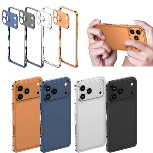 For iPhone 17Ή P[X+JYیJo[ A~op[ ̌^t[ ^M Ռz h~ obNfUCȒPfor iPhone 17 Pro Max/iPhone 17 Pro/iPhone Air/iPh