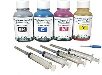 VC Premium Dye Ink Refill Kit Replacement for Canon PG275 and CL276 PG-275XL CL-276XL PG-275 CL-276 275XL 276XL 275 276 Ink Cartridge Refill Ink Kit for Canon Pixma TS3520 TS3522 TR4720 Printer Ink
