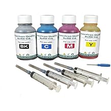Premium Combo Ink Refill Kit for Canon PG-245/CL-246, PG-245XL/CL-246XL 1oz 30mL BKCMY