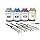 VC Premium Dye Ink Refill Kit Replacement for Canon PG275 and CL276 PG-275XL CL-276XL PG-275 CL-276 275XL 276XL 275 276 Ink Cartridge Refill Ink Kit for Canon Pixma TS3520 TS3522 TR4720 Printer Ink