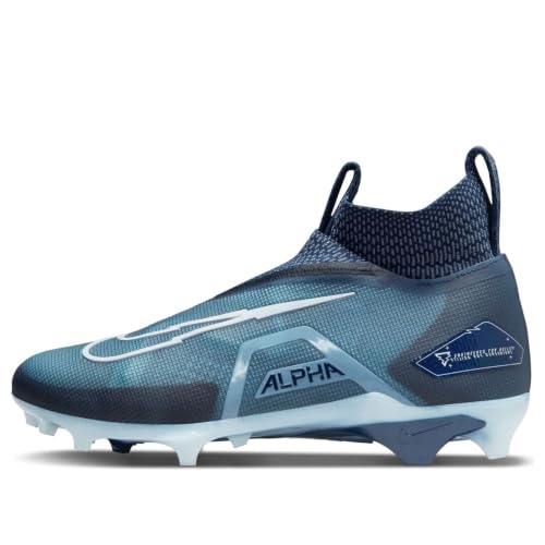 Image of Nike Alpha Menace Elite 3 White /Particle Grey /Opti Yellow /Black Mens Football Cleat.