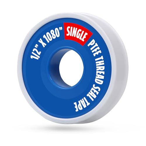 Supply Giant PTFE Tape 1/2" x 1080" Pipe Thread Sealant