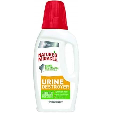 Nature's Miracle Urine Destroyer for Dogs, Light Fresh Scent, Tough on Strong Dog Urine and The Yellow Sticky Residue